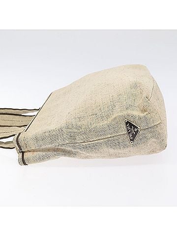 Prada Beige Canvas Handbag (view 2)