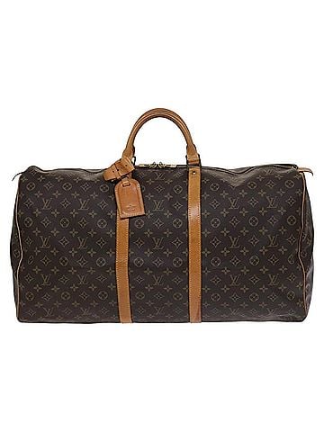 Louis Vuitton Keepall 60 Brown Canvas Travel Bag (view 1)