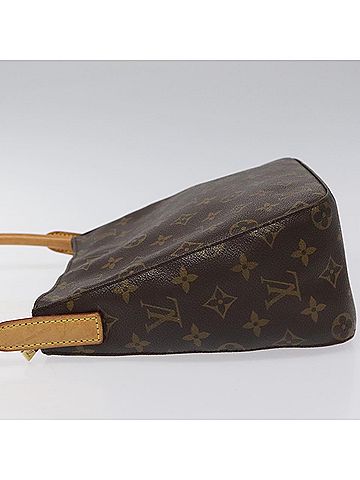 Louis Vuitton Looping Mm Black Canvas Shoulder Bag (view 2)
