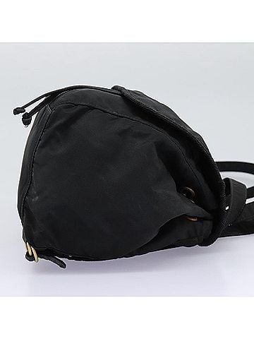 Prada Tessuto Black Synthetic Backpack Bag (view 2)