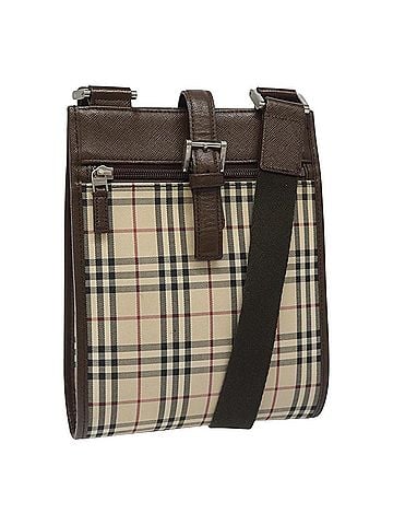 Burberry Nova Check Beige Canvas Shoulder Bag (view 1)