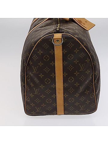 Louis Vuitton Keepall Bandoulière 60 Black Canvas Travel Bag (view 2)