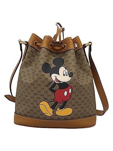 Gucci Disney X  Beige Canvas Shoulder Bag (view 1)