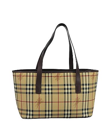 Burberry Nova Check Beige Canvas Tote Bag (view 1)