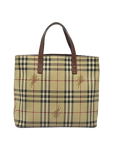 Burberry Nova Check Beige Canvas Tote Bag (view 1)