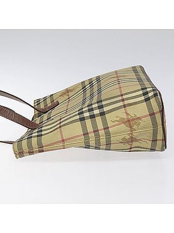 Burberry Nova Check Beige Canvas Tote Bag (view 2)