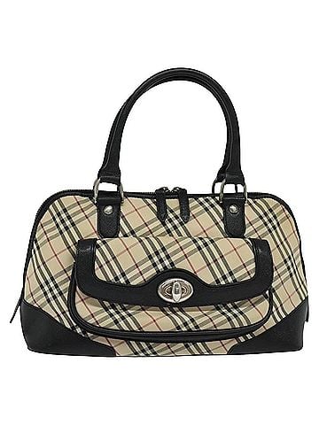 Burberry Nova Check Beige Canvas Tote Bag (view 1)