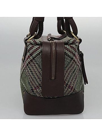 Burberry Nova Check Green Canvas Handbag (view 2)
