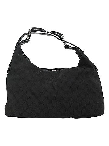 Gucci Gg Canvas Black Canvas Shoulder Bag (view 1)