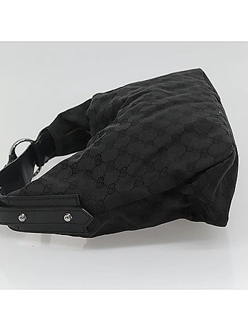Gucci Gg Canvas Black Canvas Shoulder Bag (view 2)