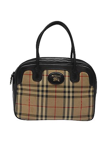 Burberry Nova Check Beige Canvas Handbag (view 1)