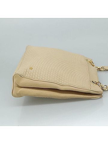 Bally Beige Leather Tote Bag (view 2)