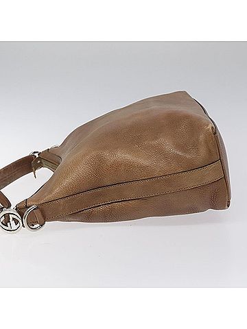 Gucci Miss Gg Brown Leather Handbag (view 2)