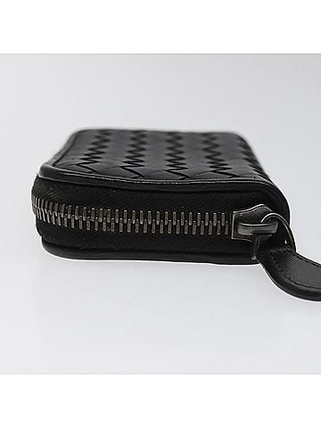 Bottega Veneta Intrecciato Black Leather Wallet (view 2)