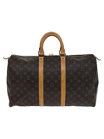 Louis Vuitton Keepall 45 Brown Canvas Travel Bag (view 1)