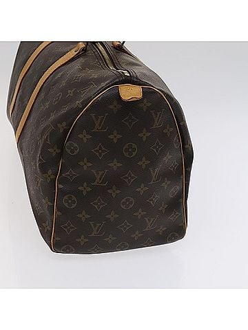 Louis Vuitton Keepall 45 Brown Canvas Travel Bag (view 2)