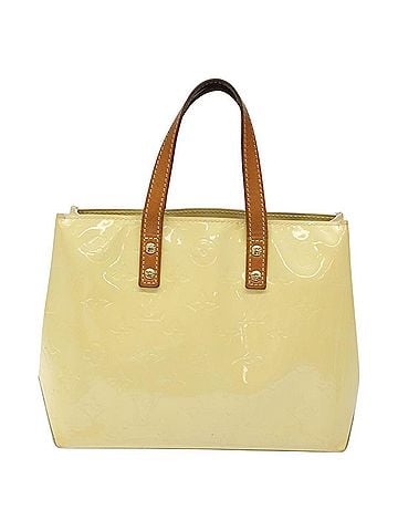 Louis Vuitton Reade Yellow Patent Leather Handbag (view 1)