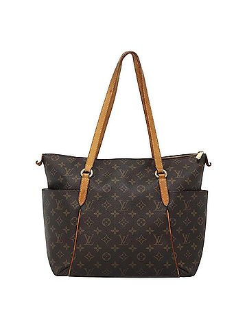 Louis Vuitton Totally Black Canvas Tote Bag (view 1)