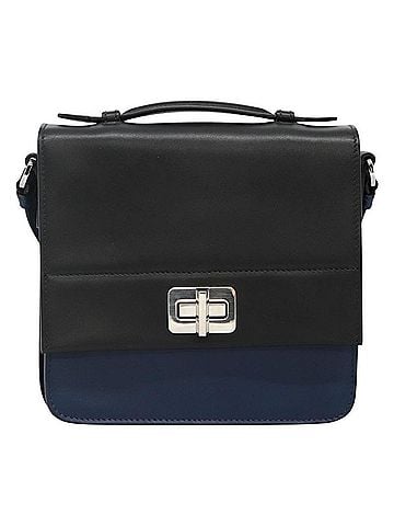 Prada Black Leather Shoulder Bag (view 1)