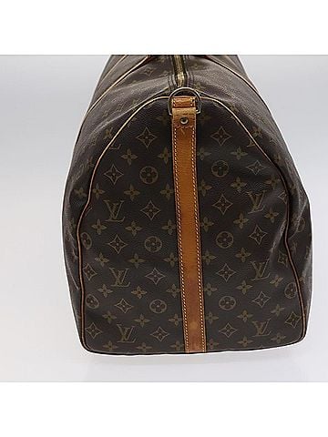 Louis Vuitton Keepall Bandoulière 60 Brown Canvas Travel Bag (view 2)