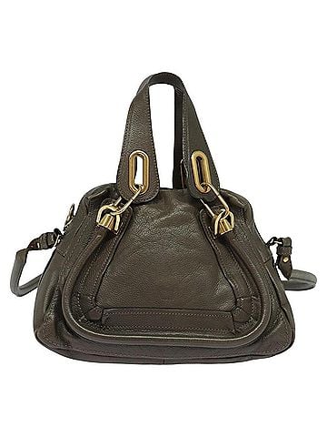 Chloé Paraty Grey Leather Handbag (view 1)