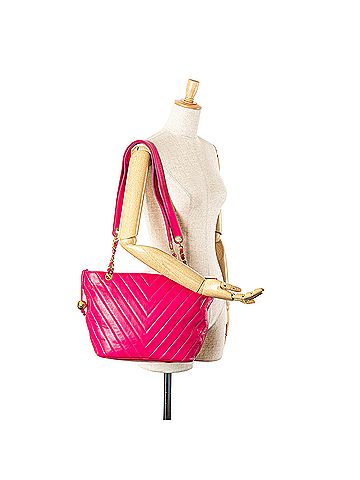 Chanel Chevron Lambskin Tote (view 2)
