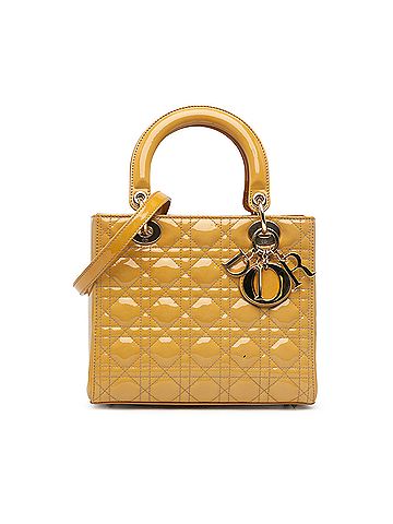 Dior Medium Patent Cannage Lady Dior (view 1)