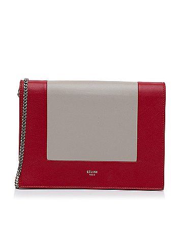 Céline Frame Leather Wallet on Chain (view 1)