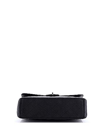 Chanel Classic Double Flap Bag Quilted Caviar Maxi (view 2)