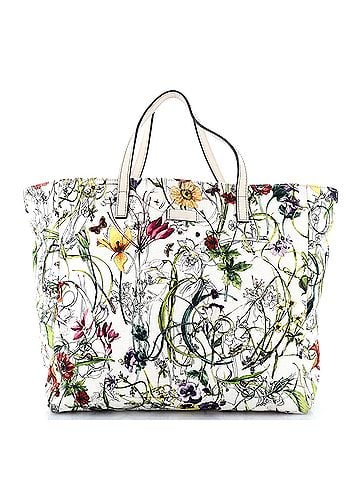 Gucci Open Tote Flora Canvas Medium (view 1)