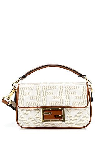 Fendi Baguette NM Bag Zucca Embroidered Canvas Mini (view 1)