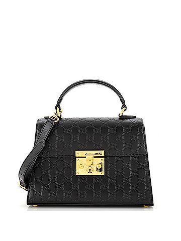 Gucci Padlock Top Handle Bag Guccissima Leather Small (view 1)