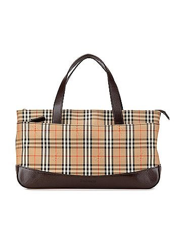 Burberry Haymarket Check Canvas Tote (view 1)