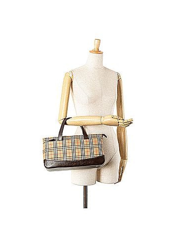 Burberry Haymarket Check Canvas Tote (view 2)