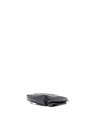 Prada Triangle Logo Wristlet Pouch Embossed Leather (view 2)
