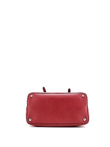 Prada Dual Flap Double Turn Lock Satchel City Calfskin Medium (view 2)