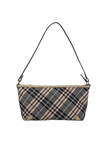 Burberry Nova Check Grey Synthetic Shoulder Bag (view 1)