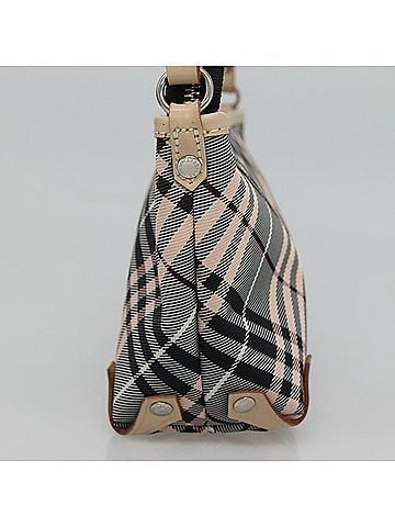 Burberry Nova Check Grey Synthetic Shoulder Bag (view 2)
