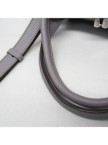 Cartier C De  Purple Leather Handbag (view 2)