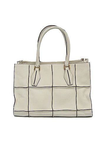 Tod's D-Cube White Leather Tote Bag (view 1)