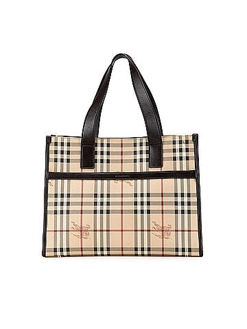 Burberry Haymarket Check PVC Tote (view 1)