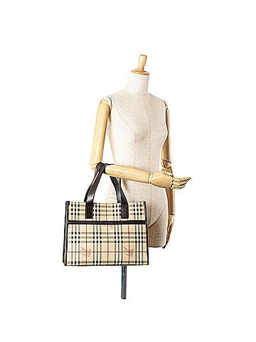 Burberry Haymarket Check PVC Tote (view 2)