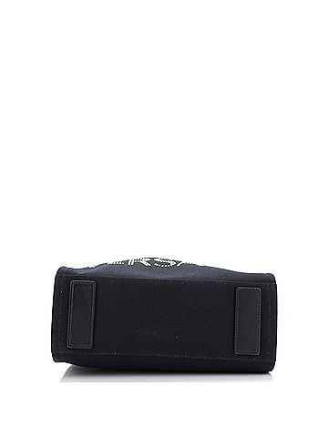 Versace La Medusa Tote Studded Canvas Medium (view 2)