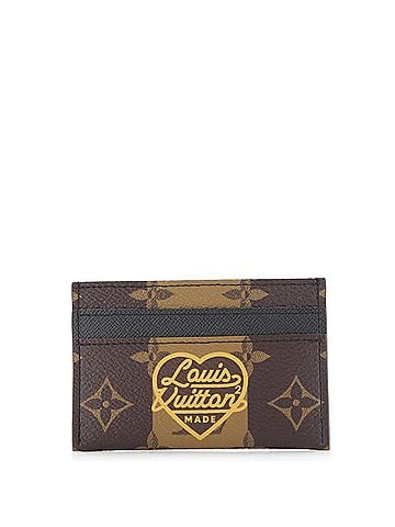 Louis Vuitton Nigo Double Card Holder Limited Edition Stripes Monogram Canvas (view 1)