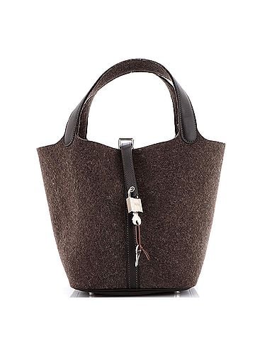 Hermès Picotin Lock Bag Felt with Leather MM (view 1)