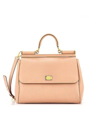 Dolce & Gabbana Miss Sicily Shoulder Bag Leather Large (view 1)