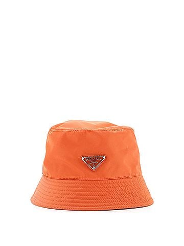 Prada Logo Bucket Hat Printed Re-Nylon (view 1)
