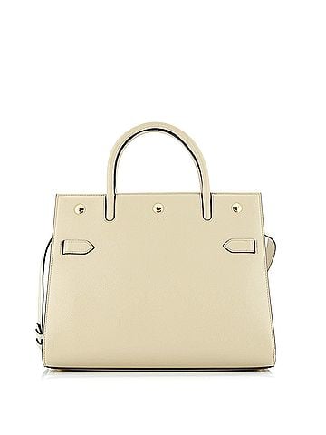 Burberry Title Two Handle Tote Leather Small (view 1)