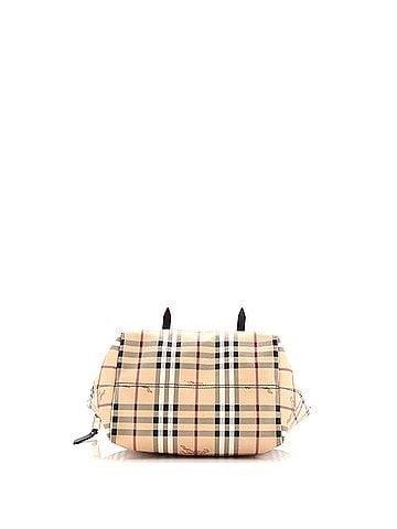 Burberry Salisbury Tote Haymarket Coated Canvas Small (view 2)