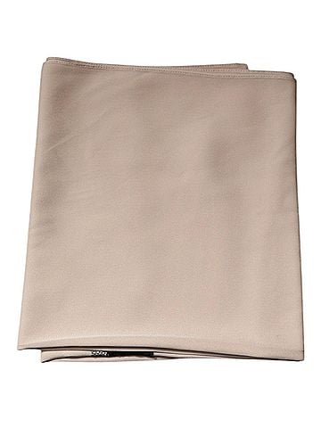 Dolce & Gabbana Basic Beige Floral Lace Trim Silk Neck Wrap Women's Scarf (view 2)
